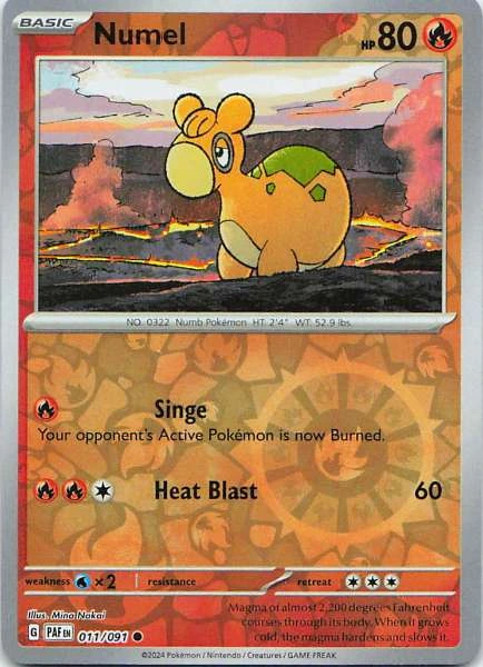 Numel - Paldean Fates #011/091