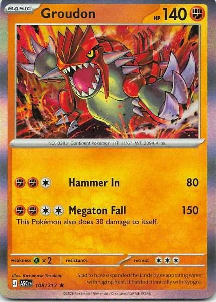 Groudon - Ascended Heroes #108/217