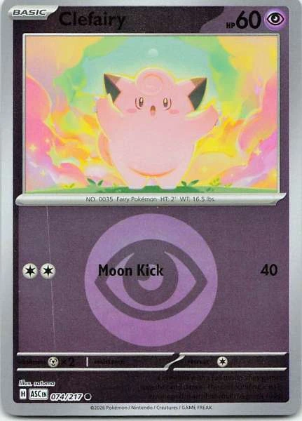 Clefairy (Energy Symbol Pattern) - Ascended Heroes #074/217