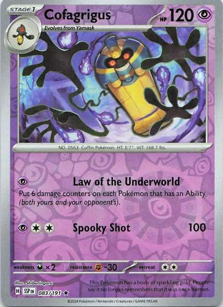 Cofagrigus - Scarlet & Violet—Surging Sparks #083/191