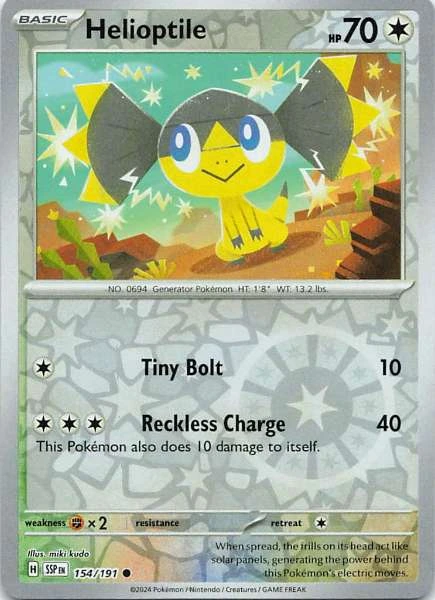 Helioptile - Scarlet & Violet—Surging Sparks #154/191