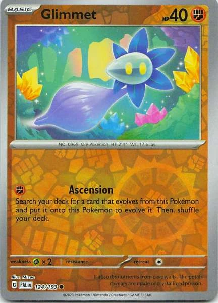 Glimmet - Pokémon Paldea Evolved #124/193