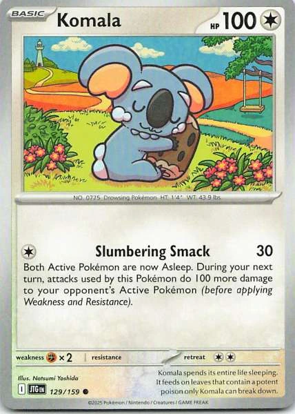 Komala - Pokémon SV09: Journey Together #129/159