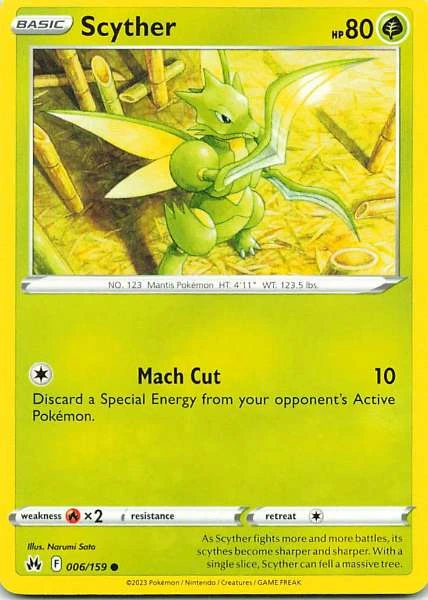Scyther - Pokémon Sword & Shield: Crown Zenith #006/159