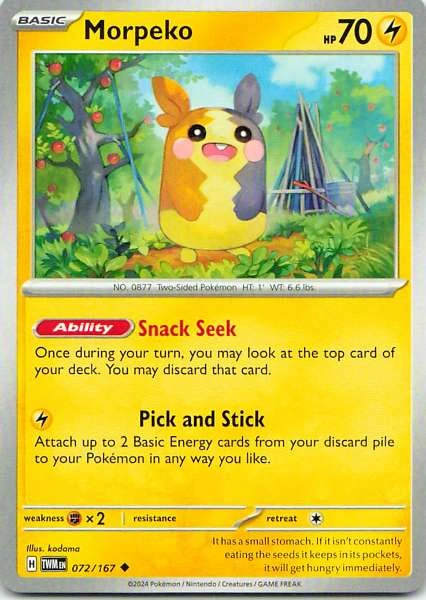 Morpeko - Twilight Masquerade #072/167