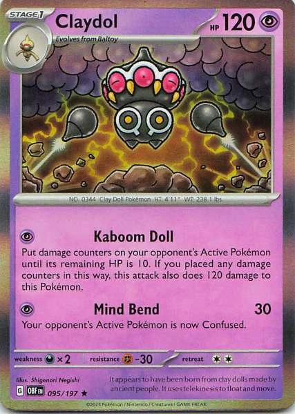 Claydol - Obsidian Flames #095/197