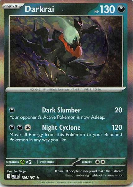 Darkrai - Obsidian Flames #136/197