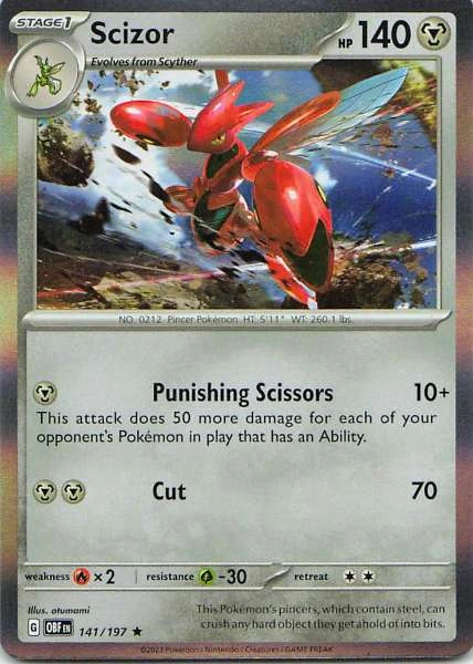 Scizor - Obsidian Flames #141/197