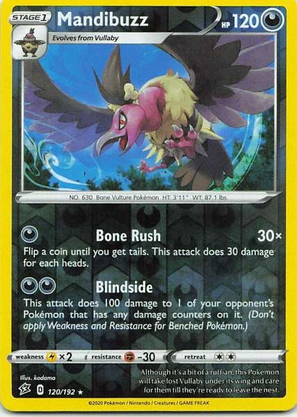 Mandibuzz - Pokémon #120/192