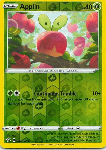 Applin - Sword & Shield #020/192