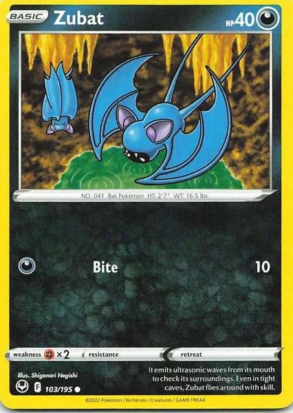 Zubat - Silver Tempest #103/195