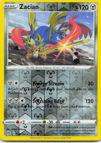 Zacian - Rebel Clash #139/192