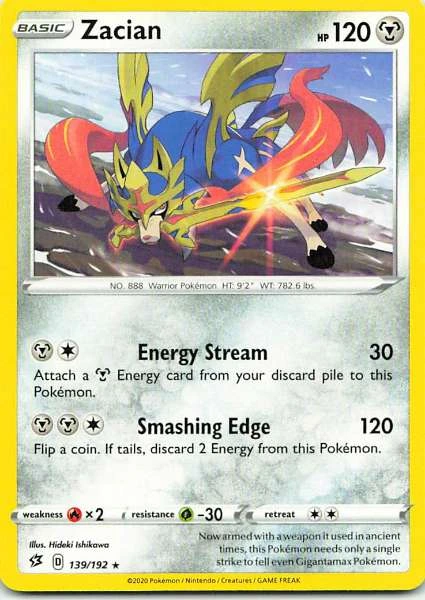 Zacian - Rebel Clash #139/192