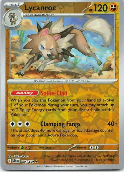 Lycanroc - Scarlet & Violet: Journey Together #085/159