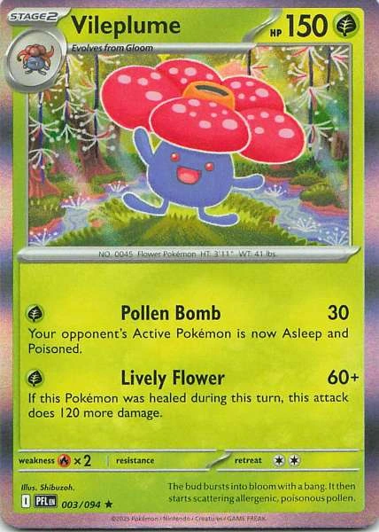 Vileplume - Paldea Evolved #003/094