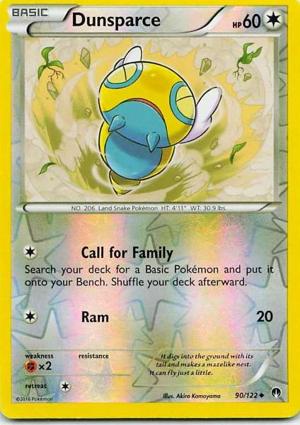 Dunsparce - Fates Collide #90/122