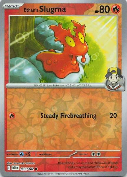 Ethan's Slugma - Scarlet & Violet: Destined Rivals #035/182