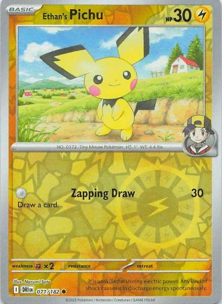 Ethan's Pichu - Pokémon #071/182