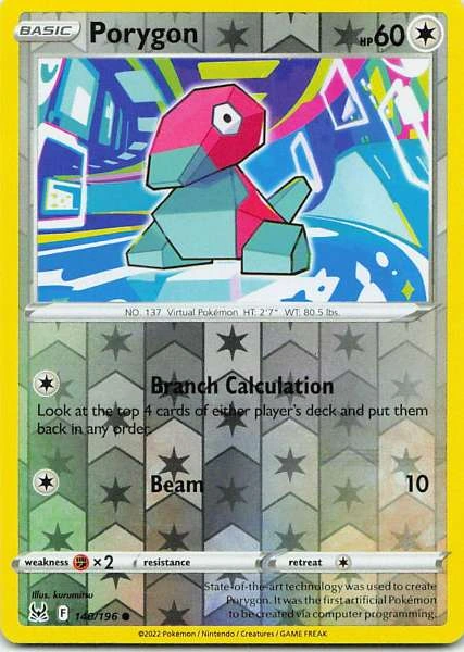 Porygon - Pokémon #148/196