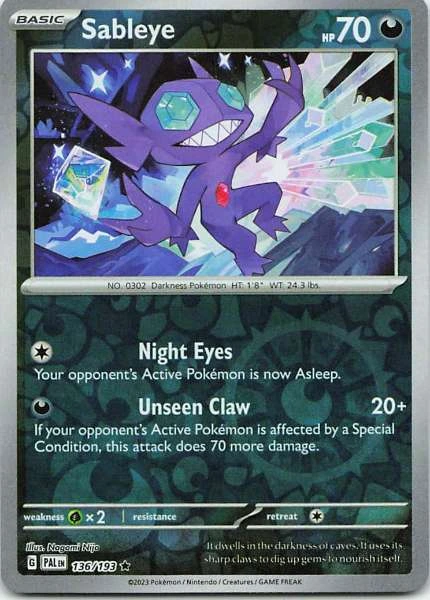 Sableye - Paldea Evolved #136/193