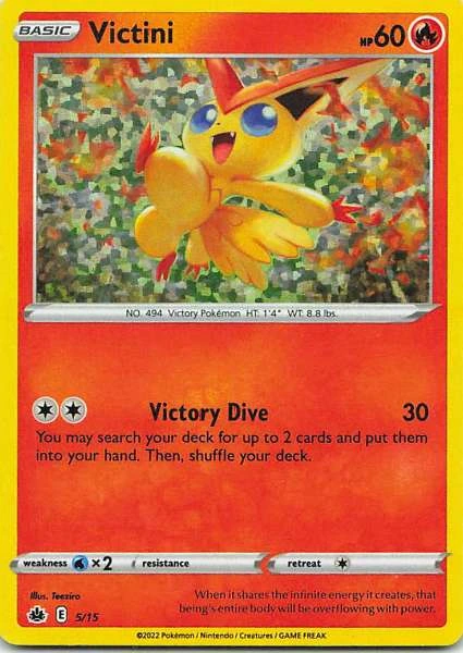 Victini - McDonald's Pokémon Match Battle #5/15