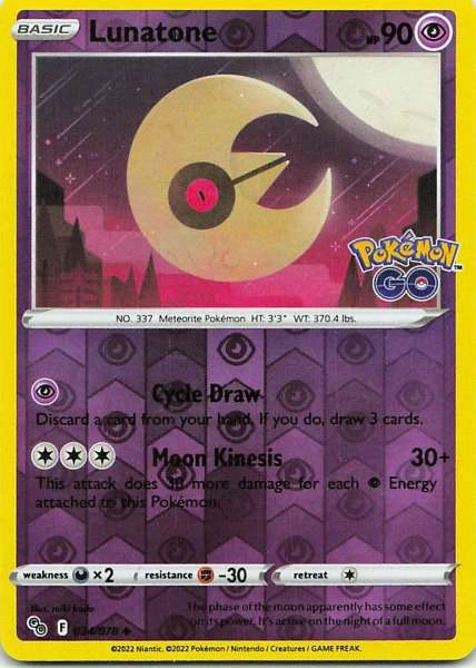 Lunatone - Pokémon GO #034/078
