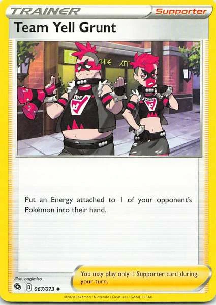 Team Yell Grunt - Pokémon Shining Fates #067/073