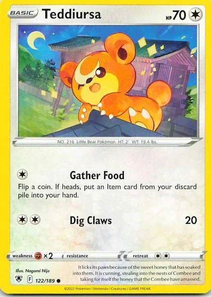 Teddiursa - Astral Radiance #122/189