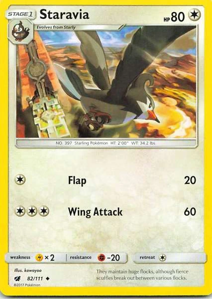 Staravia - Sun & Moon #82/111