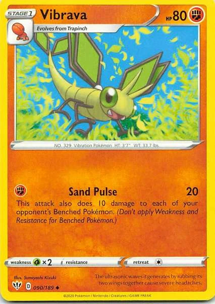 Vibrava - Sword & Shield—Darkness Ablaze #090/189