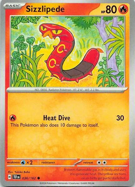 Sizzlipede - Scarlet & Violet—Temporal Forces #036/162