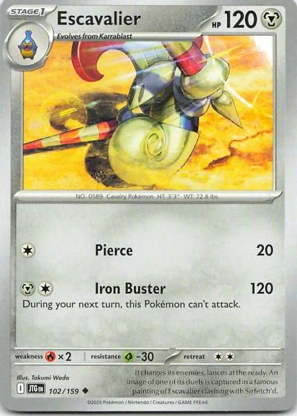 Escavalier - Scarlet & Violet: Journey Together #102/159