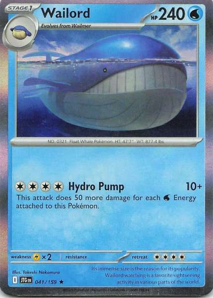 Wailord - Scarlet & Violet: Journey Together #041/159