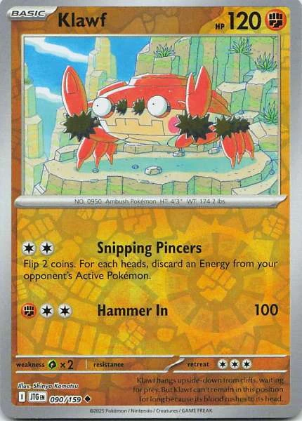 Klawf - Pokémon #090/159