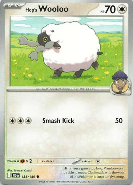 Hop's Wooloo - Scarlet & Violet: Journey Together #135/159