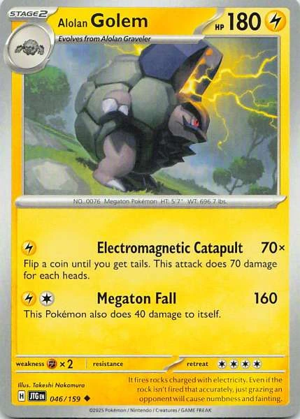 Alolan Golem - Scarlet & Violet: Journey Together #046/159