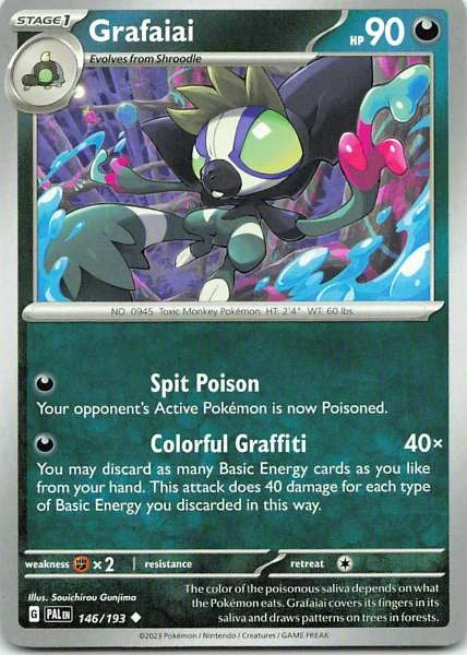 Grafaiai - Pokémon Paldea Evolved #146/193