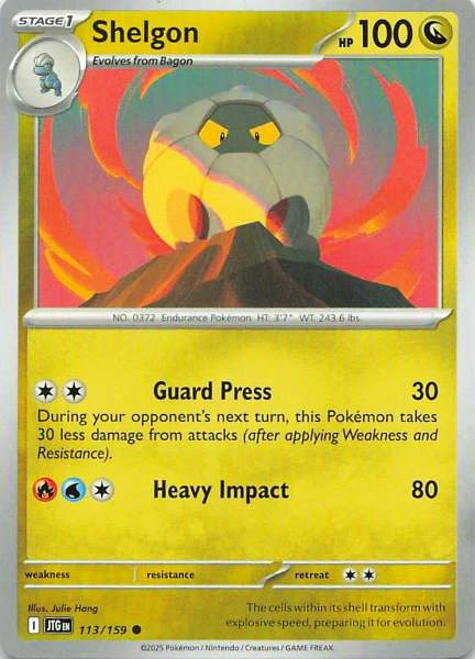 Shelgon - Scarlet & Violet: Journey Together #113/159