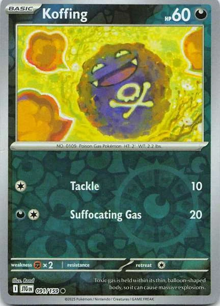 Koffing - Pokémon TCG: Scarlet & Violet—Prismatic Evolutions #091/159