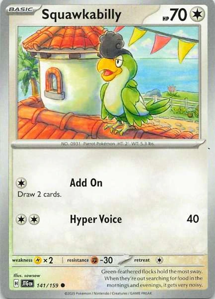 Squawkabilly - Scarlet & Violet—Prismatic Evolutions #141/159