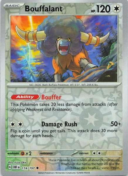 Bouffalant - Scarlet & Violet—Obsidian Flames #174/197