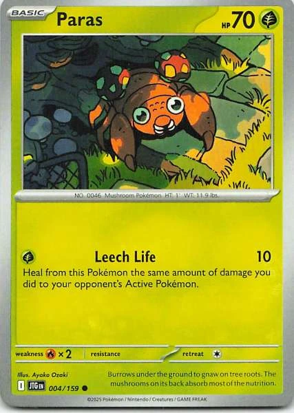 Paras - Scarlet & Violet—Journey Together #004/159