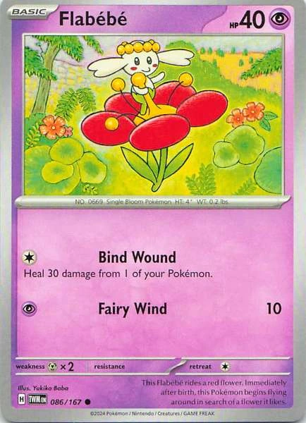 Flabébé - Pokémon Twilight Masquerade #086/167