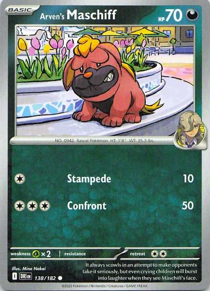 Arven's Maschiff - Pokémon Scarlet & Violet: Destined Rivals #138/182