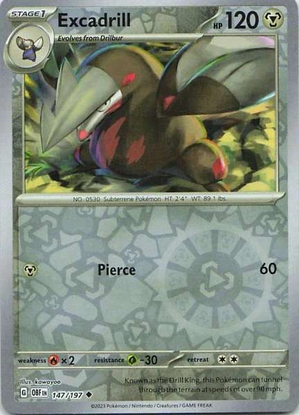 Excadrill - Obsidian Flames #147/197
