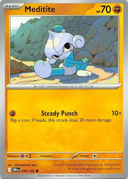 Meditite - Pokémon #099/182