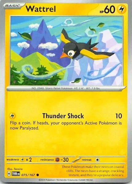 Wattrel - Twilight Masquerade #075/167