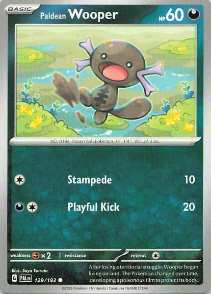 Paldean Wooper - Scarlet & Violet—Paldea Evolved #129/193