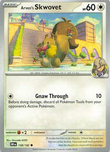 Skwovet - Scarlet & Violet: Destined Rivals #158/182