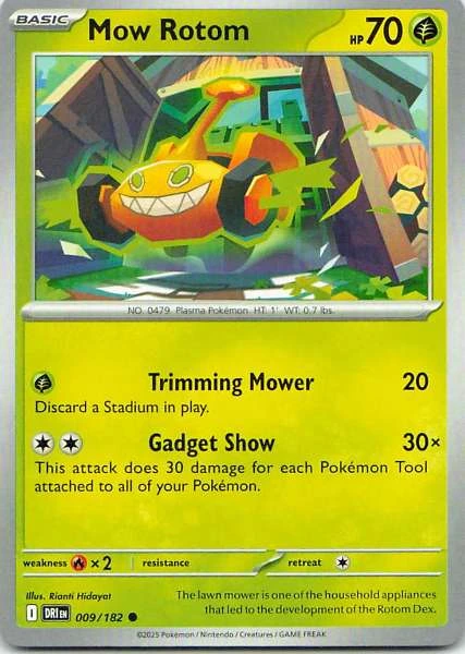 Mow Rotom - Pokémon SV10: Destined Rivals #009/182